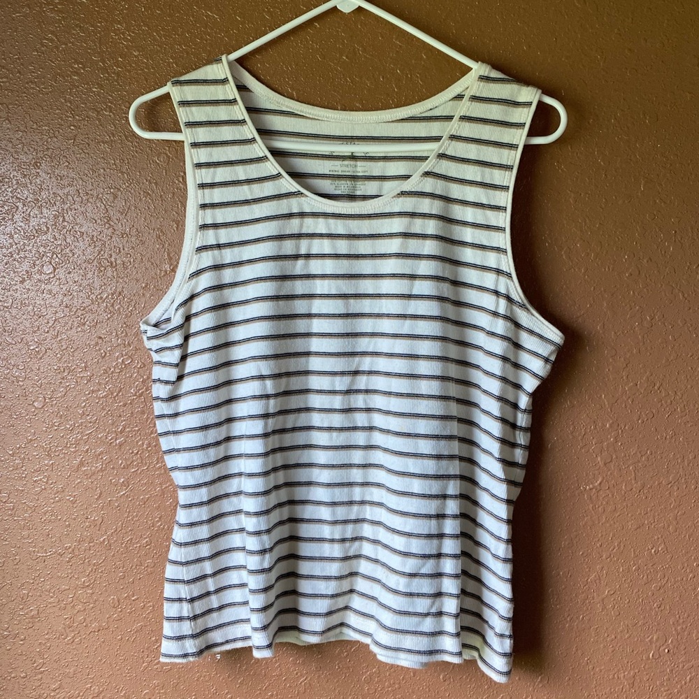 White Stag Striped Tank Top